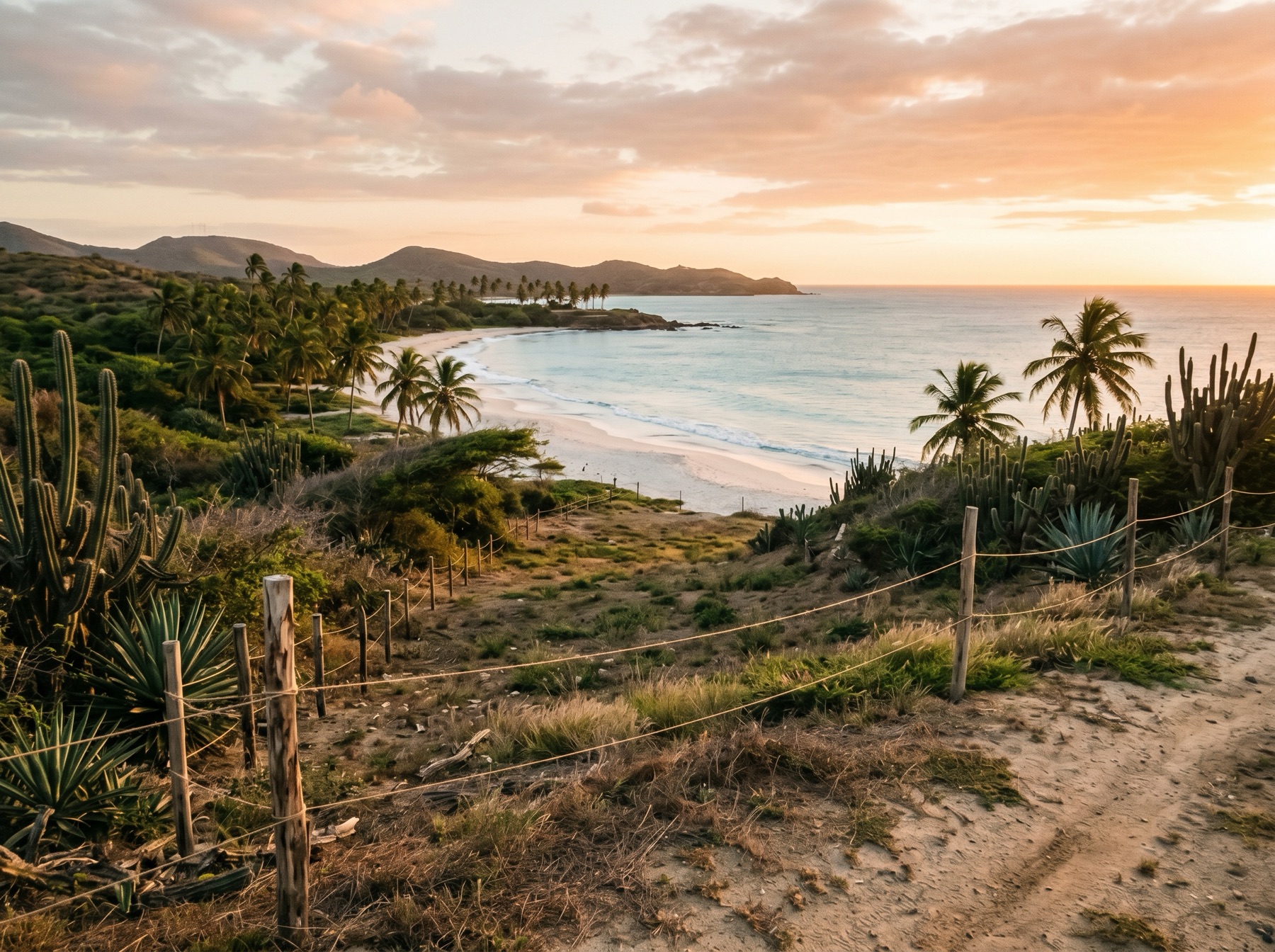 Costa y playas del frente de mar de AMŪN en Isla de Margarita