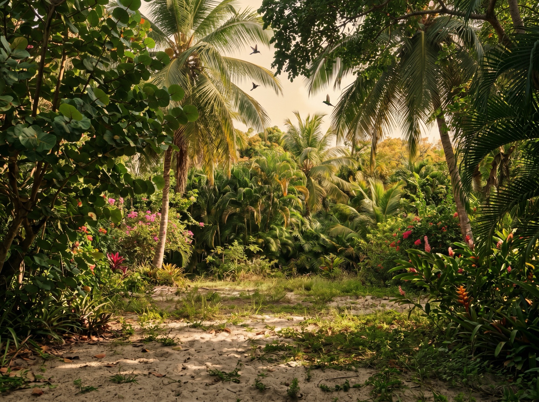 Ladera de selva donde se levantan las villas de AMŪN