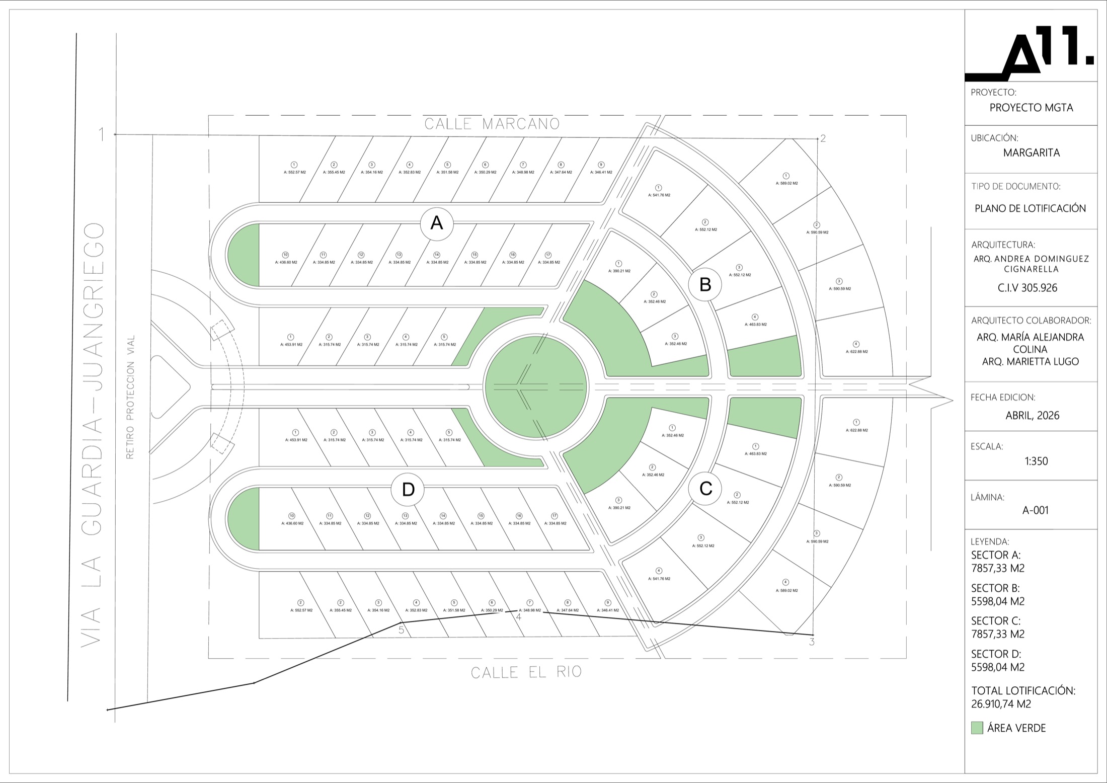 Plano de la comunidad Amūn Villas